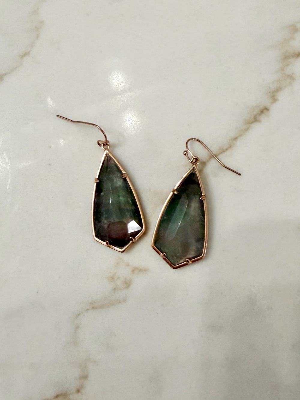 Kendra Scott moonstone earrings